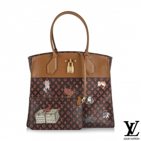Louis Vuitton x Grace Coddington Catogram City Steamer Cabas XXL